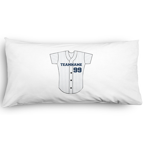 Custom Baseball Jersey Pillow Case - King - Graphic (Personalized)