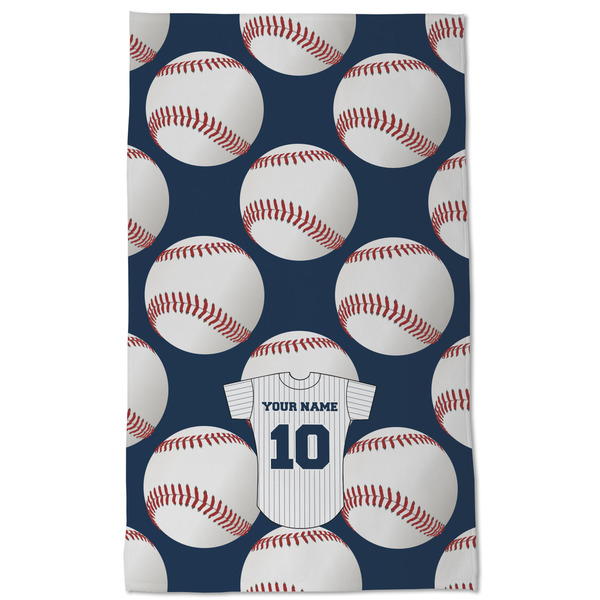 Baseball Jersey Kitchen Towel - Poly Cotton - Full Front