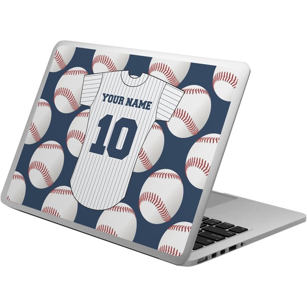 Custom Baseball Jersey Laptop Skin - Custom Sized (Personalized)
