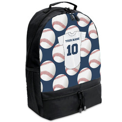 Baseball Jersey Backpacks - Black (Personalized)