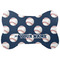 Baseball Jersey Bone Shaped Dog Food Mat (Personalized)