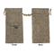 Baseball Jersey Large Burlap Gift Bags - Front Approval