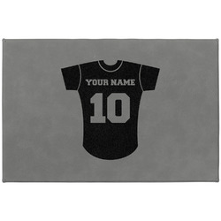 Baseball Jersey Large Gift Box w/ Engraved Leather Lid (Personalized)