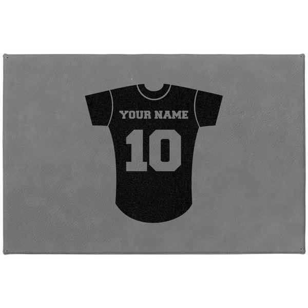 Baseball Jersey Large Engraved Gift Box with Leather Lid - Approval
