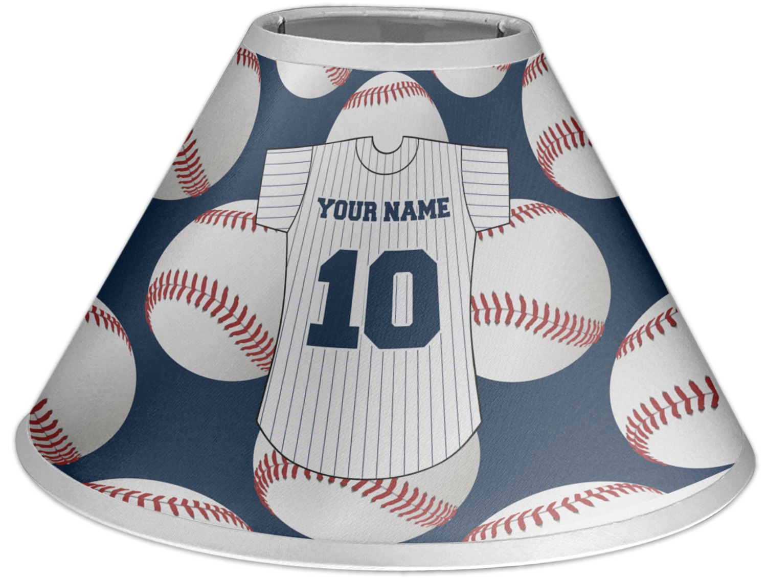 Baseball Jersey Coolie Lamp Shade (Personalized) YouCustomizeIt