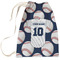 Baseball Jersey Large Laundry Bag - Front View