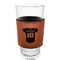 Baseball Jersey Laserable Leatherette Mug Sleeve - In pint glass for bar