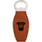 Baseball Jersey Leatherette Bottle Opener (Personalized)