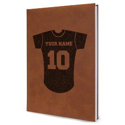 Baseball Jersey Leather Sketchbook (Personalized)