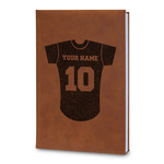 Baseball Jersey Leatherette Journal - Large - Double Sided (Personalized)