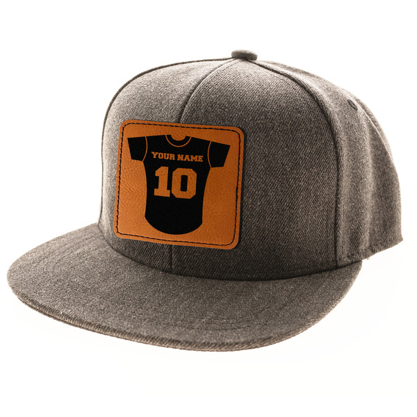 Baseball Jersey Leatherette Patches - LIFESTYLE (HAT) Square