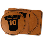 Baseball Jersey Faux Leather Iron On Patch (Personalized)