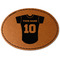 Baseball Jersey Leatherette Patches - Oval