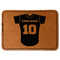 Baseball Jersey Leatherette Patches - Rectangle