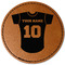 Baseball Jersey Leatherette Patches - Round