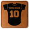 Baseball Jersey Leatherette Patches - Square