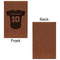 Baseball Jersey Leatherette Sketchbooks - Small - Single Sided - Front & Back View