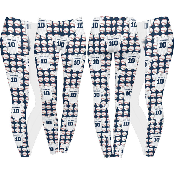 Baseball Jersey Leggings Turn Around - Apvl
