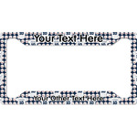 Baseball Jersey License Plate Frame (Personalized)