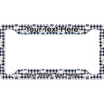 Baseball Jersey License Plate Frame - Style A (Personalized)