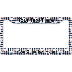 Baseball Jersey License Plate Frame - Style B (Personalized)