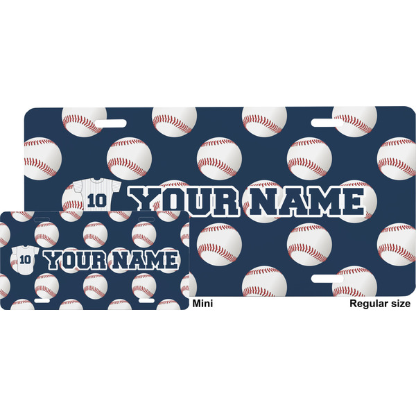 Baseball Jersey License Plate (Sizes)