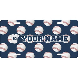 Baseball Jersey Front License Plate (Personalized)