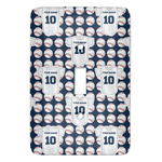 Baseball Jersey Light Switch Cover (Single Toggle) (Personalized)