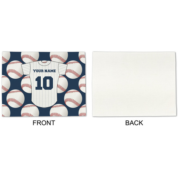 Baseball Jersey Linen Placemat - APPROVAL Single (single sided)