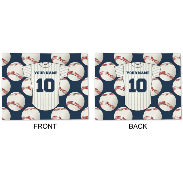 Baseball Jersey Linen Placemat - APPROVAL (double sided)