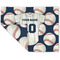 Baseball Jersey Linen Placemat - Folded Corner (double side)