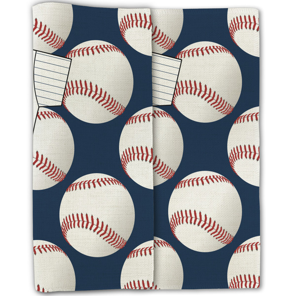 Baseball Jersey Linen Placemat - Folded Half (double sided)