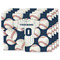 Baseball Jersey Linen Placemat - MAIN Set of 4 (double sided)