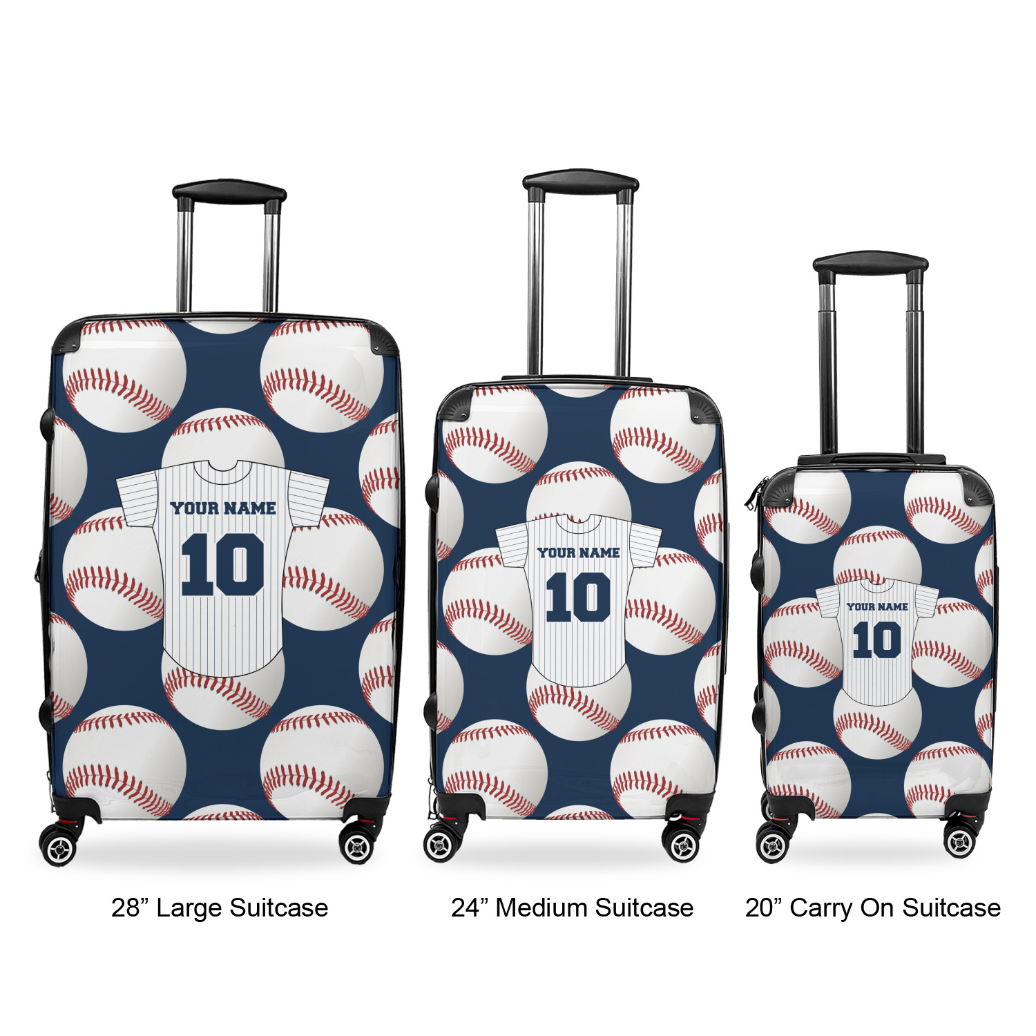 Baseball Jersey Suitcase (Personalized) YouCustomizeIt