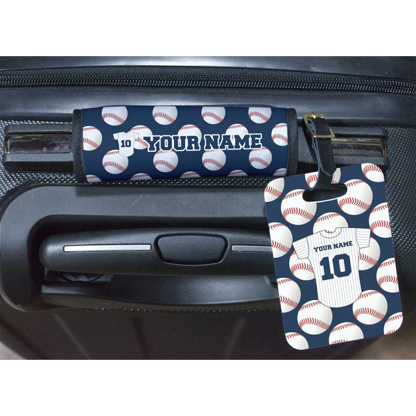 Baseball Jersey Luggage Wrap & Tag