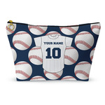 Baseball Jersey Makeup Bag - Small - 8.5"x4.5" (Personalized)