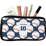 Baseball Jersey Makeup / Cosmetic Bag (Personalized)