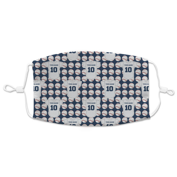 Custom Baseball Jersey Adult Cloth Face Mask - XLarge (Personalized)