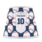 Baseball Jersey Poly Film Empire Lampshade - Front View