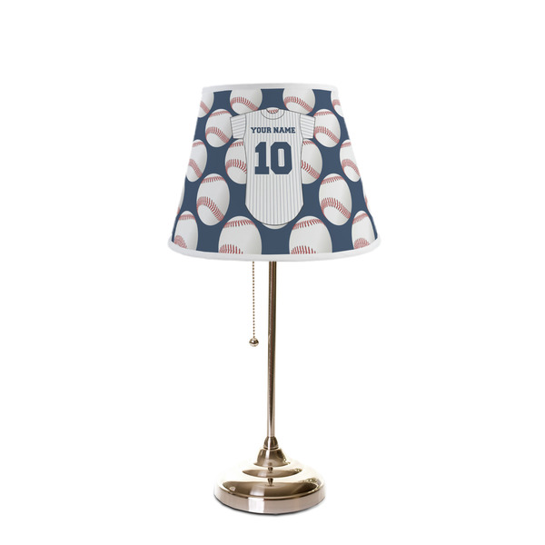 Baseball Jersey Poly Film Empire Lampshade - On Stand