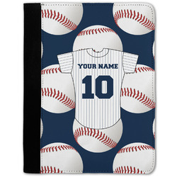 Baseball Jersey Notebook Padfolio - Medium w/ Name and Number