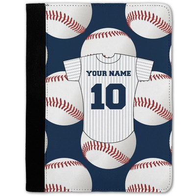 Custom Baseball Jersey Notebook Padfolio w/ Name and Number