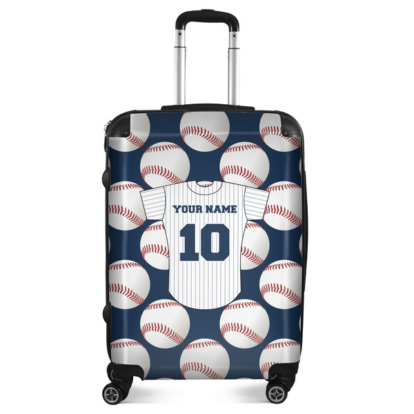 Custom Baseball Jersey Suitcase - 24" Medium - Checked (Personalized)