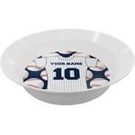 Baseball Jersey Melamine Bowl - 12 oz (Personalized)