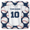Baseball Jersey Memory Foam Bath Mat - 48"x48" (Personalized)