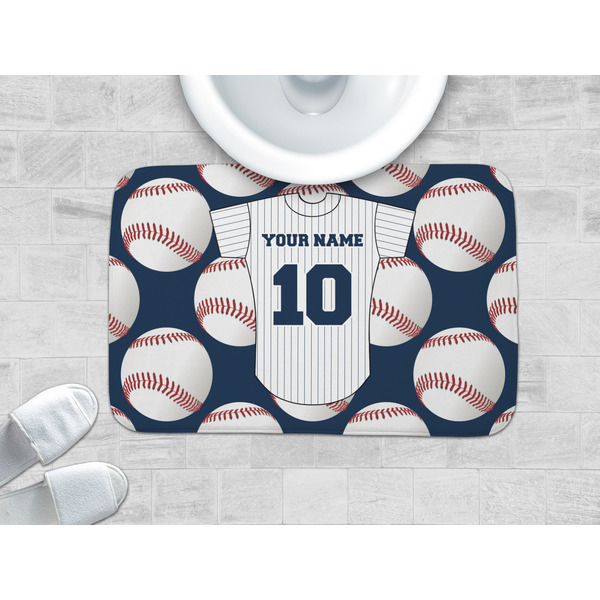 Baseball Jersey Memory Foam Bath Mat - LIFESTYLE 34x21
