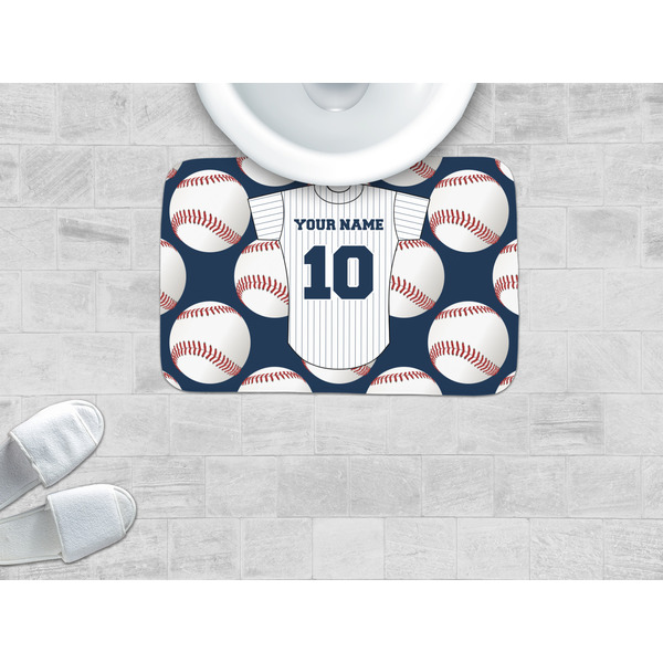 Baseball Jersey Memory Foam Bath Mat - LIFESTYLE