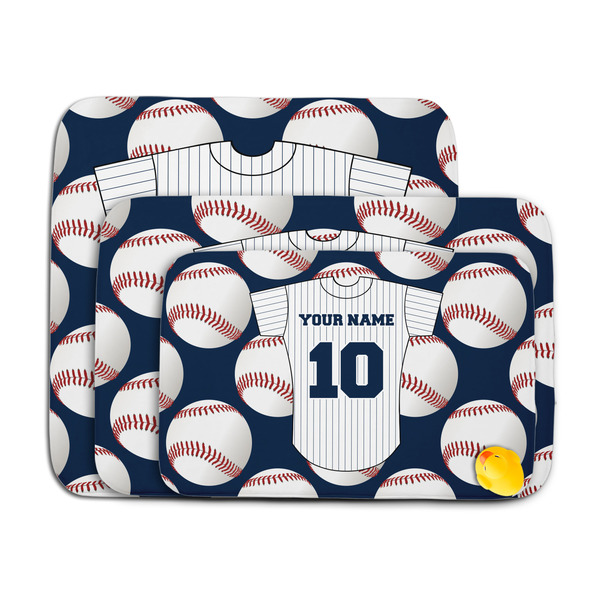 Baseball Jersey Memory Foam Bath Mat - MAIN PARENT