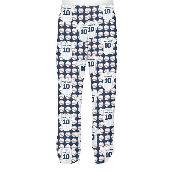 Baseball Jersey Men's Pjs Back - on model