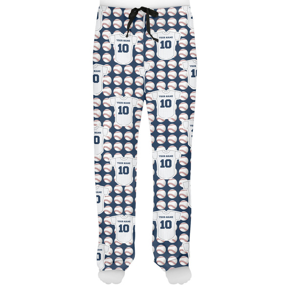 Baseball Jersey Men's Pjs Front - on model